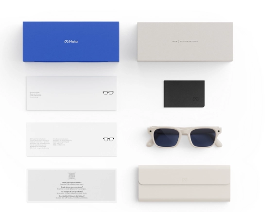 Умные очки *Meta Glasses Adventurer (Linen\Clear to Sapphire Transitions)